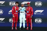 Charles Leclerc, Lando Norris, and Lewis Hamilton at the F1 Mexico Grand Prix Qualifying - Source: Getty